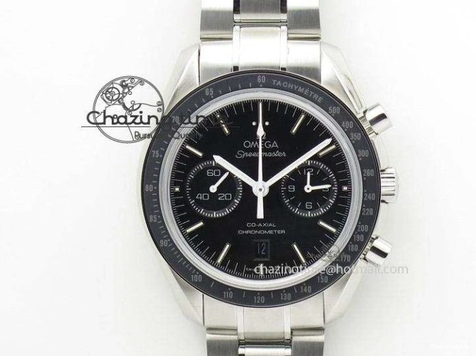 0226 SportInspired Speedmaster Racing Master SS HKF Best Edition Blue Black Dial on Black Rubber Strap A 7817